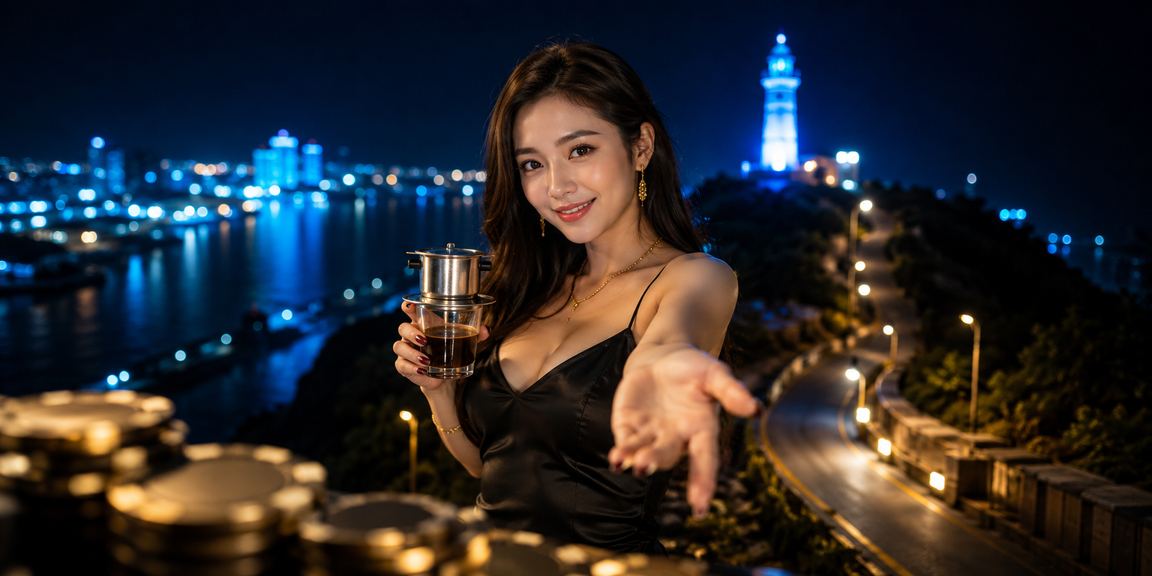 Khung cảnh thư giãn tại Vũng Tàu, người dùng kiểm tra tài khoản cá cược và thanh toán VNĐ trên điện thoại